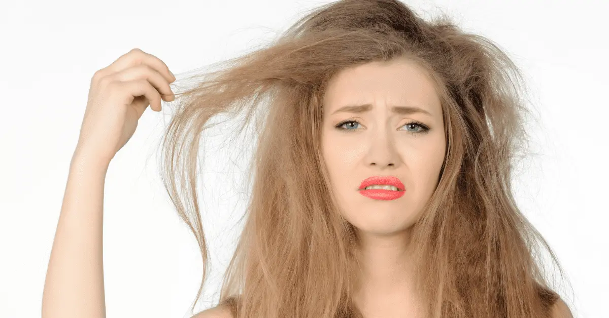 Best Conditioners For Frizzy Hair: woman with frizzy hair